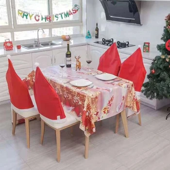 

Christmas Decorations Christmas Tablecloth 3d Printing Christmas Waterproof And Oil-free Disposable Pvc Non-woven Rectangular