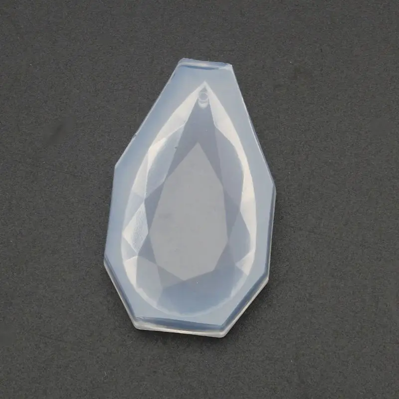 

Water drop pendant mould Faceted Teardrop Pendant Silicone Resin Mold Jewelry Making DIY Craft Tools