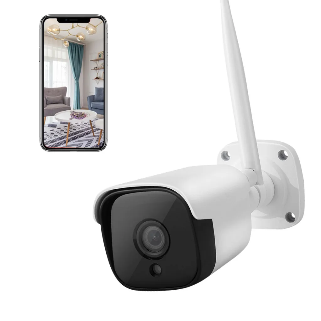 Wi-Fi 1080P HD Водонепроницаемый безопасности SD карта IP Камера ИК Ночное видение 2-полосная аудио камера с детектором движения 25