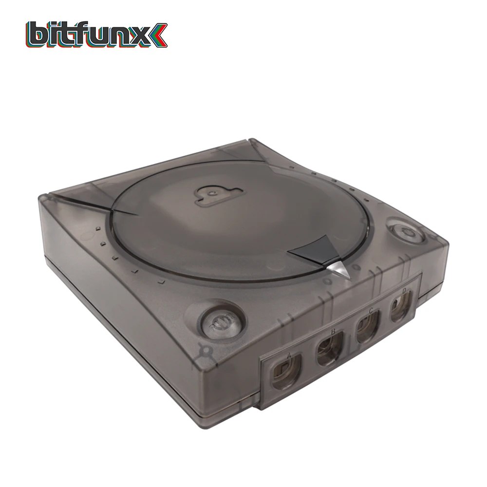 Caixa transparente para sega dreamcast, estojo plástico