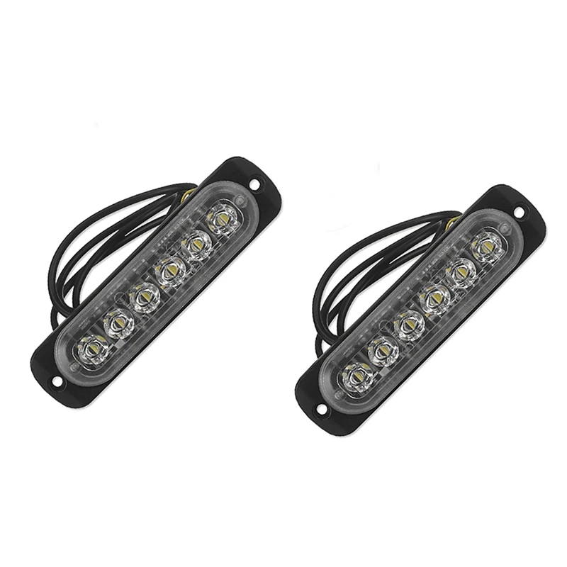 2 предмета 12V 24V 6LED светильник вспышка аварийного автомобиля Предупреждение