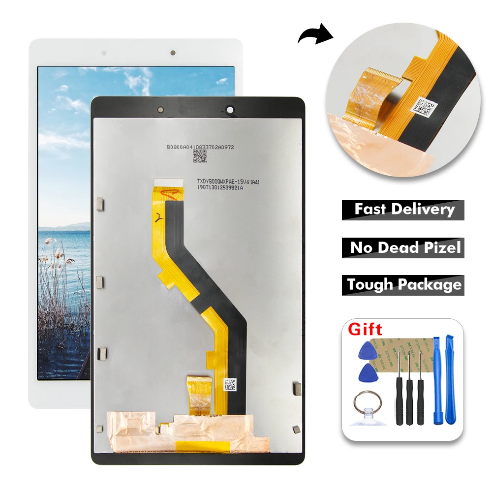 Для samsung Tab A 8,0 SM-T290 SM-T295 T290 T295 ЖК-дисплей сенсорный экран дигитайзер стеклянная панель в сборе
