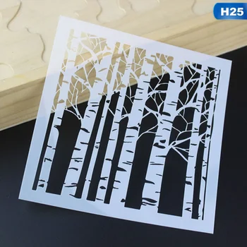 

Hot Sale!Plastic Cake Foam Spray Template Barista Stencils Decoration Tool Garland Mold Cake Printing Flower Model