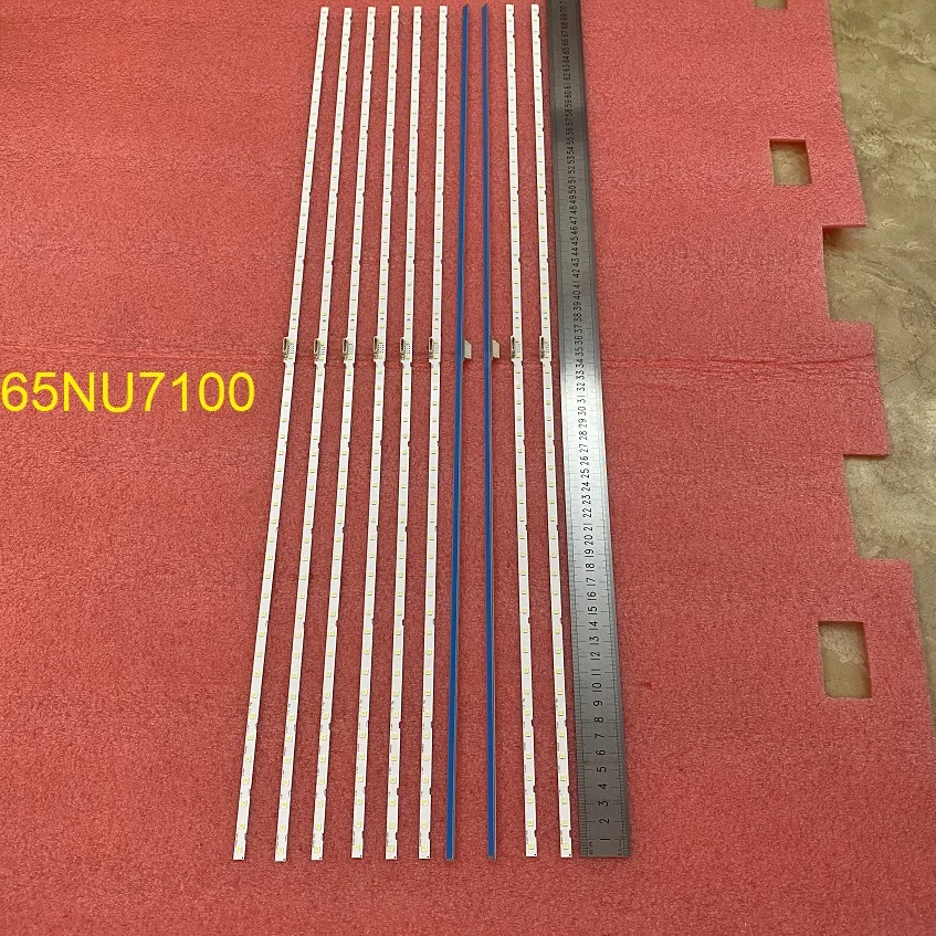 Tira de Retroiluminação Led para Samsung 65nu7100 Un65nu7100 Un65nu6080 Un65nu6900 Un65ru7300 Ue65nu7100 Ue65nu7400u - Image 4