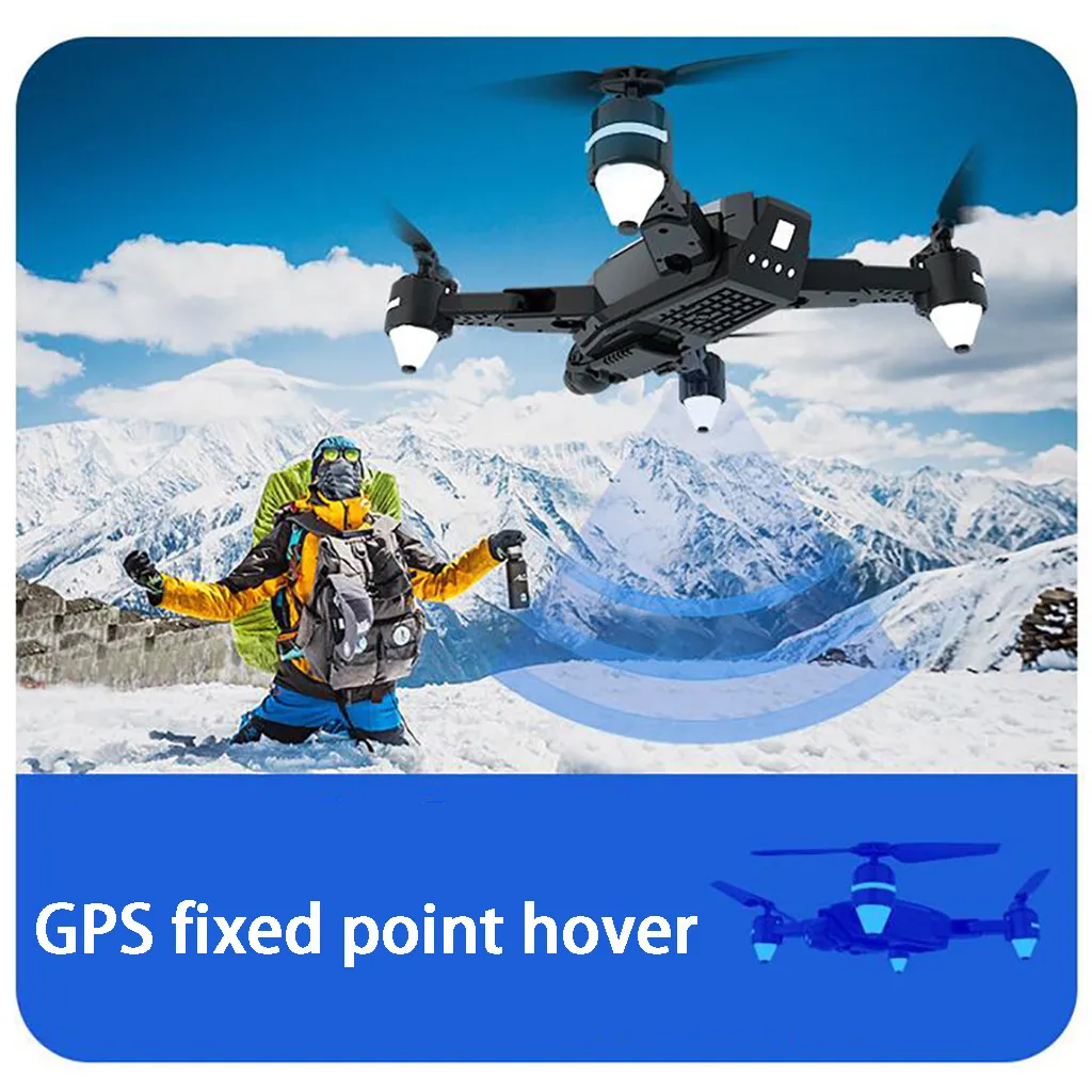 Пульт дистанционного управления летательный аппарат 5G WiFi GPS FPV 4K 12MP HD камера режим удержания высоты Квадрокоптер Дрон с сумкой 8,23