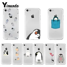 Yinuoda милый Прекрасный Пингвин Роскошный Гибридный чехол для телефона для Apple iPhone 8 7 6 6S Plus X XS max 5 5S SE XR чехол