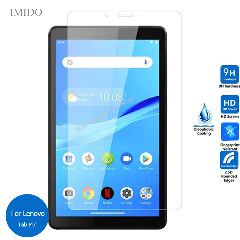 

For Lenovo Tab M7 M8 M10 E10 Tempered Glass Screen Protector 9h Safety Protective Film on M 7 8 E 10