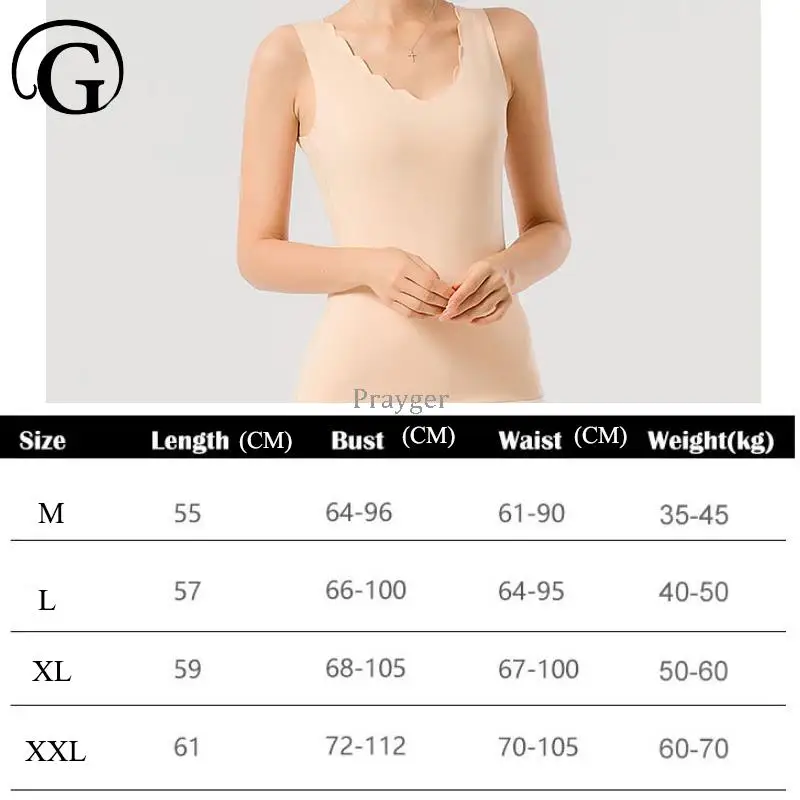 Women Thermal Underwear Warm Vest Petal Sleeveless Tops Invisible Elastic Soft Clothes