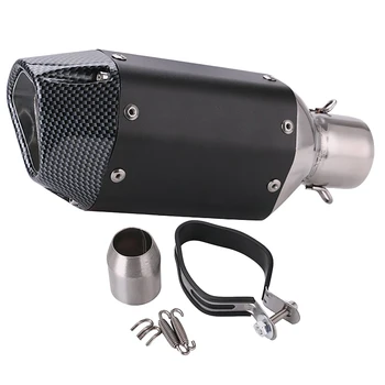 

Motorcycle Short Exhaust Muffler Pipe Removable for 38-51mm Pipe