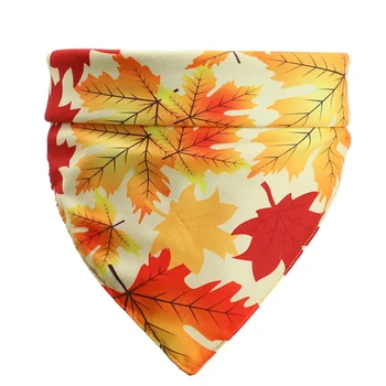 

Thanksgiving Cat dog bandana Bibs Scarf Collar Pet Neckerchief Scarf Waterproof Saliva Towel for Medium Large Dogs