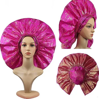 

Nigerian aso oke headtie 011 ASO OKE Fabric Headtie For African Auto Gele Headtie African Head wraps