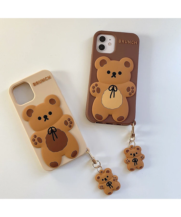 Kawaii Cookie Bear Phone Case