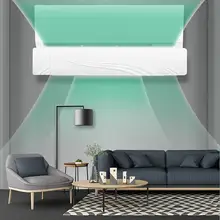 Регулируемый кондиционер, защита от холодного ветра, висячая дефлекторная пластина, легко устанавливается, бытовые предметы первой необходимости