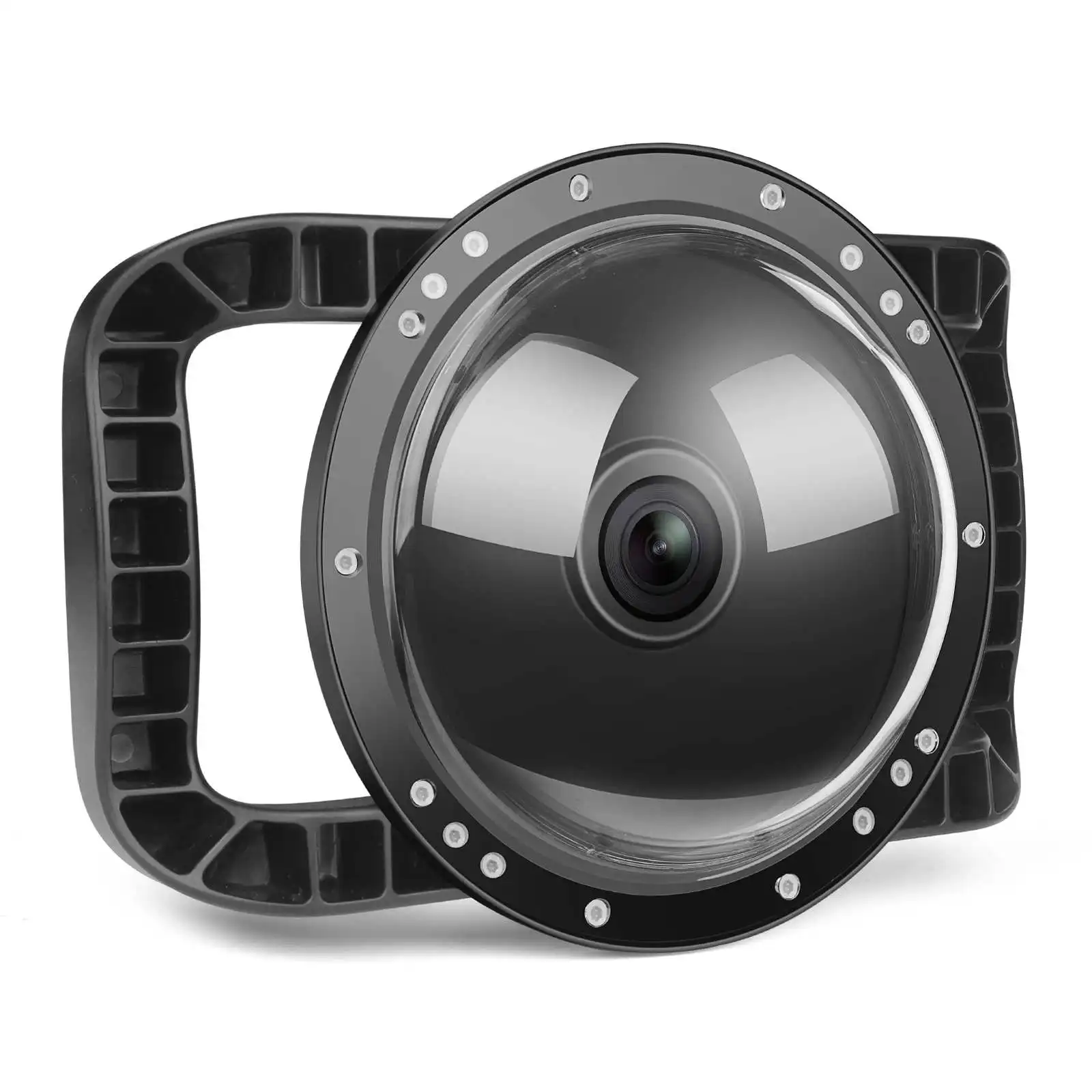 Low Price  for DJI Osmo Action Camera Lens Accessories Dual Handheld Dome Port Waterproof Underwater Diving Ho 
