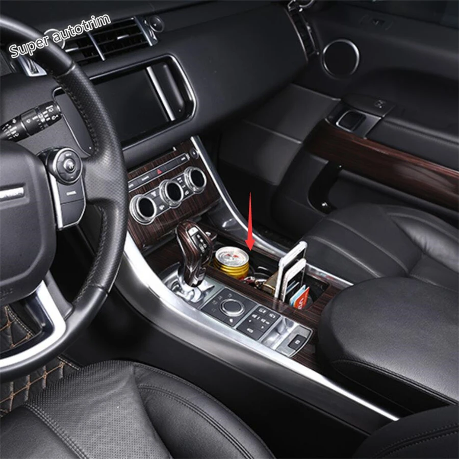Lapetus аксессуары для интерьера автомобиля переднего сиденья держатель стакана воды накладка черный подходит для RANGE ROVER Sport