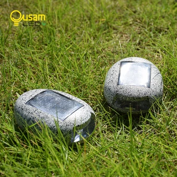 

Solar Garden Light Outdoor LED Solar Lmitate Stone Light For Garden Decoration Lawn Yard Runway Solar Waterproof Buried Light