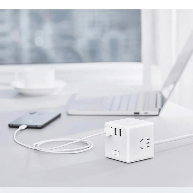 Xiaomi Mijia USB зарядное устройство адаптер питания 6 портов розетка конвертер Экономия пространства розетка для iPhone 11 huawei P30