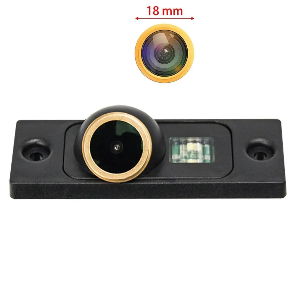 HD 1280x720p Golden Camera for VW T5 Transporter Touran Caddy Golf T28 T30 Passat B5 SKODA SuperbRear View Backup Camera