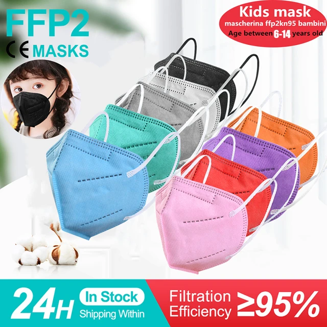 Kids Mask kn95 children ffp 2 Masks Child 3D KN 95 Kid Face mask ffp2 mask fpp2 Maskking kf94 mask mascara pff2 5-16 years 1