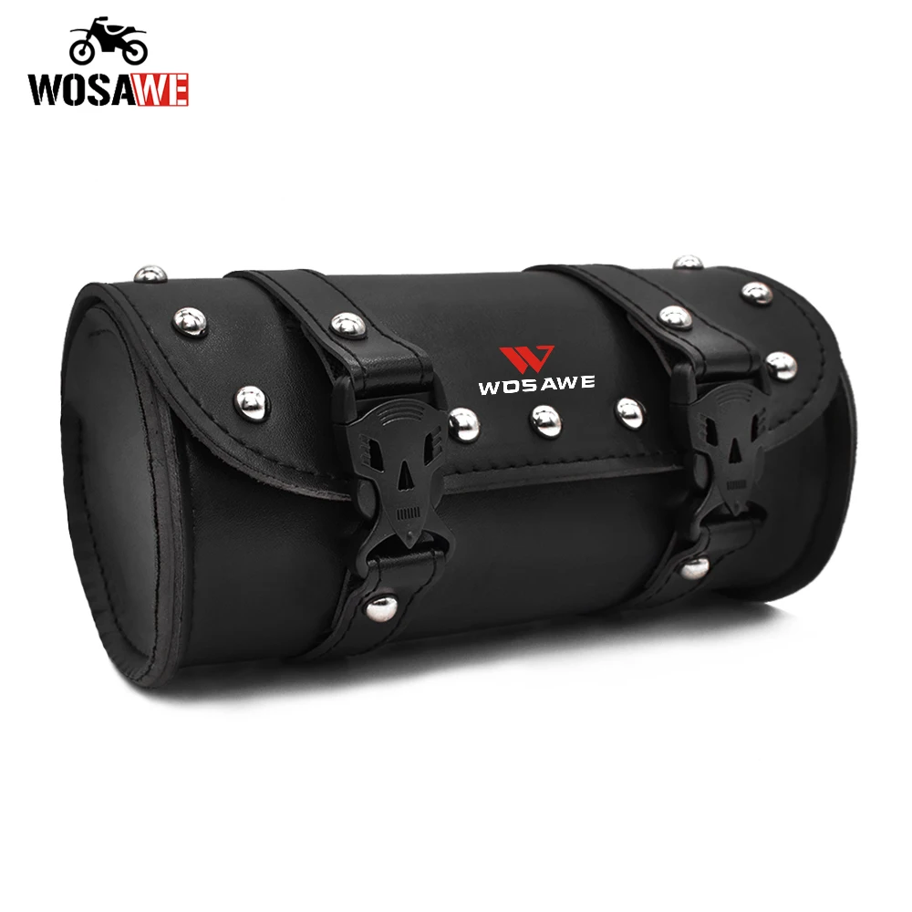 WOSAWE инструментальная сумка для мотоцикл подвесное седло 1.5л практичная PU кожаная