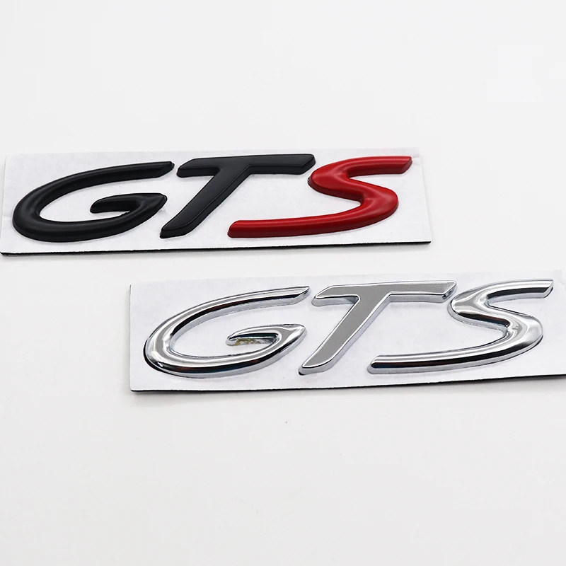 1 шт. 3D металлический GTS брызговик логотип автомобиля боковой значок креативное