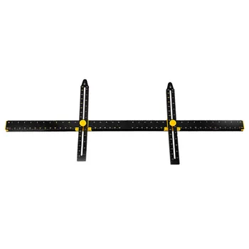 

100cm Multi-Function Aluminum Alloy Level Ruler Suspension Measurement Marking Position Punching Balance Ruler