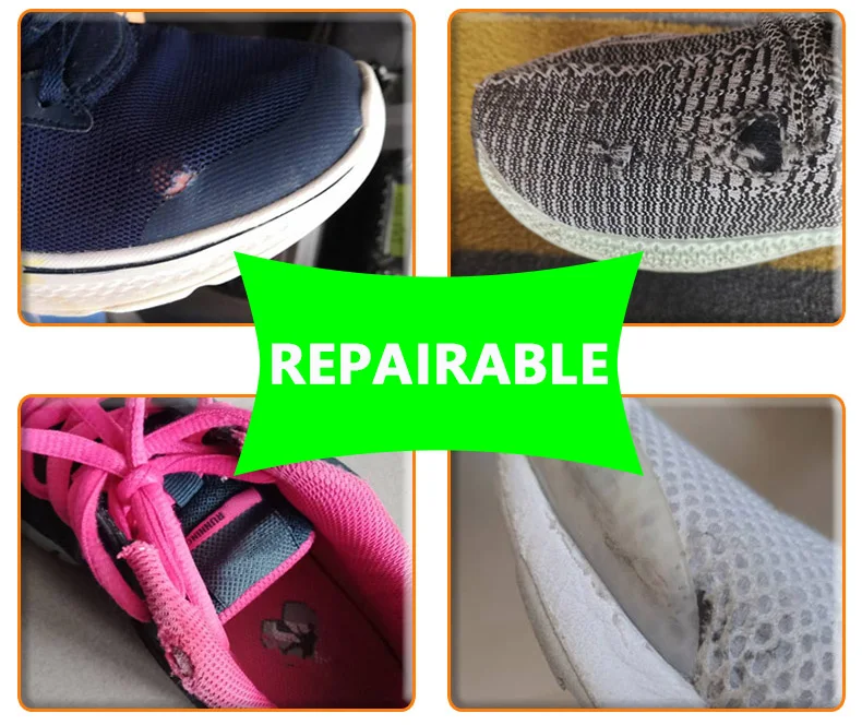 Спортивная обувь ткачество ремонт поверхности стикер тапки Спортивная обувь патчи для ухода