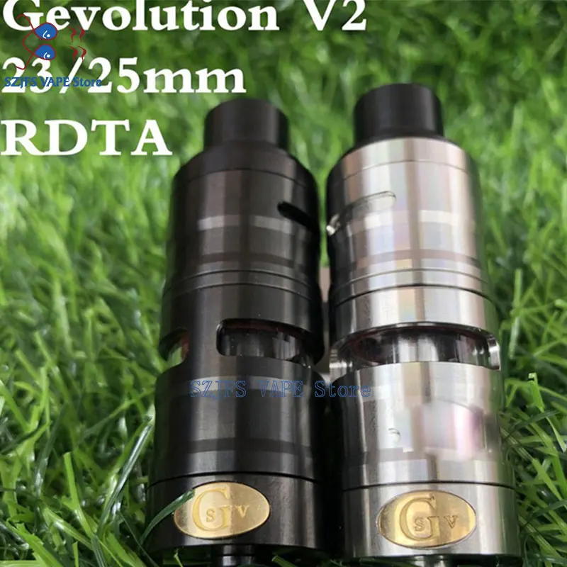 YFTK Gevolution V2 Style Mesh 23 мм rta 4 мл бак для электронных сигарет с механическим модом