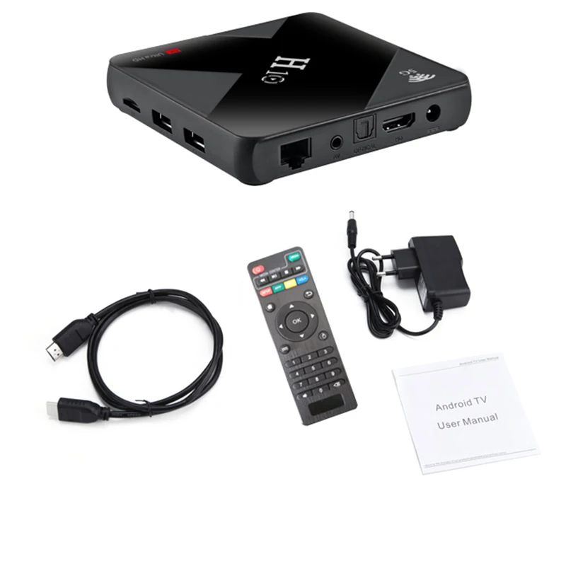 H10 Smart TV Box Allwinner H6 Android 9.0 4K TV Box 4GB RAM 32GB/64GB EMMC ROM 5G WIFI LCD Digital display HD H.264 Set Top Box