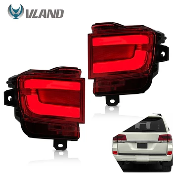 

VLAND Tail lights Assembly for Toyota Land Cruiser 2016-2019 Taillight Tail Lamp with Turn Signal Reverse Lights LED DRL light