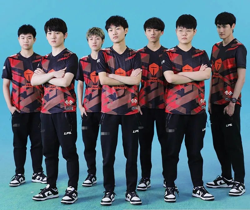 2021 LOL Game LPL E-Sports FPX TES JDG SNG RNG EDG Team Uniform Custom ID Men Women Tees Casual Streetwear T-shirt2021new style