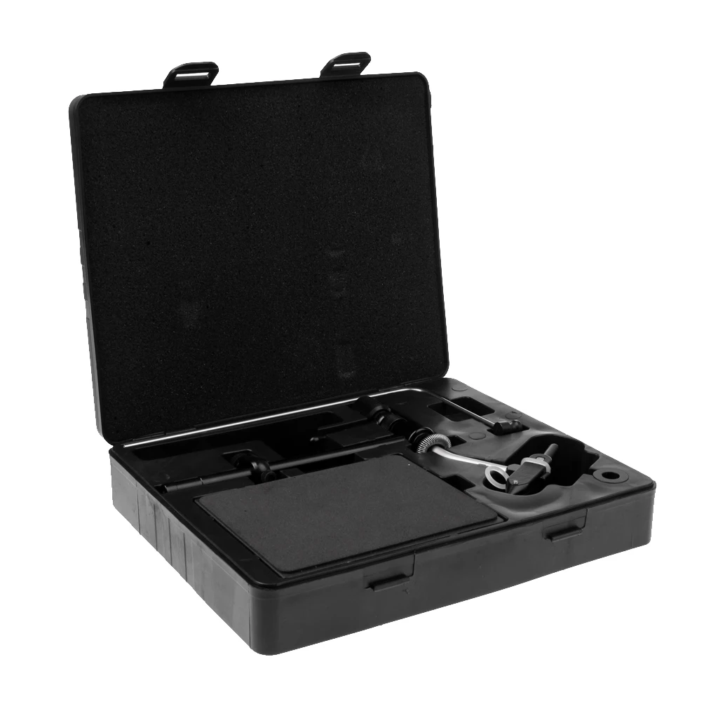 Rotary Fly Tying Vise Machined Alloy Travel Vise With Base Fishing Tool Set Traveler Fly Fishing Tackle Kit