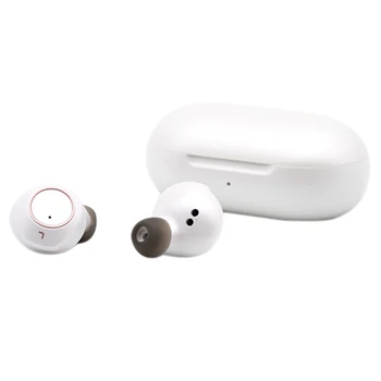 

New Wireless Earbuds, TWS Stereo Bluetooth 5.0 Noise Reduction Press Anti-Sweat Wireless Headphones, with Charging Box