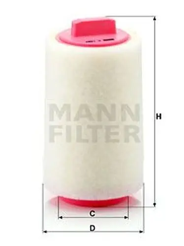 Фильтр воздушныйMini Cooper 1.6/2.0D 10 MANN-FILTER C1287