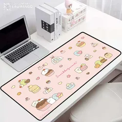 Anime mouse pad gamer acessórios sumikko gurashi gaming mouse para computador portátil mausepad non slip tapete mousepad