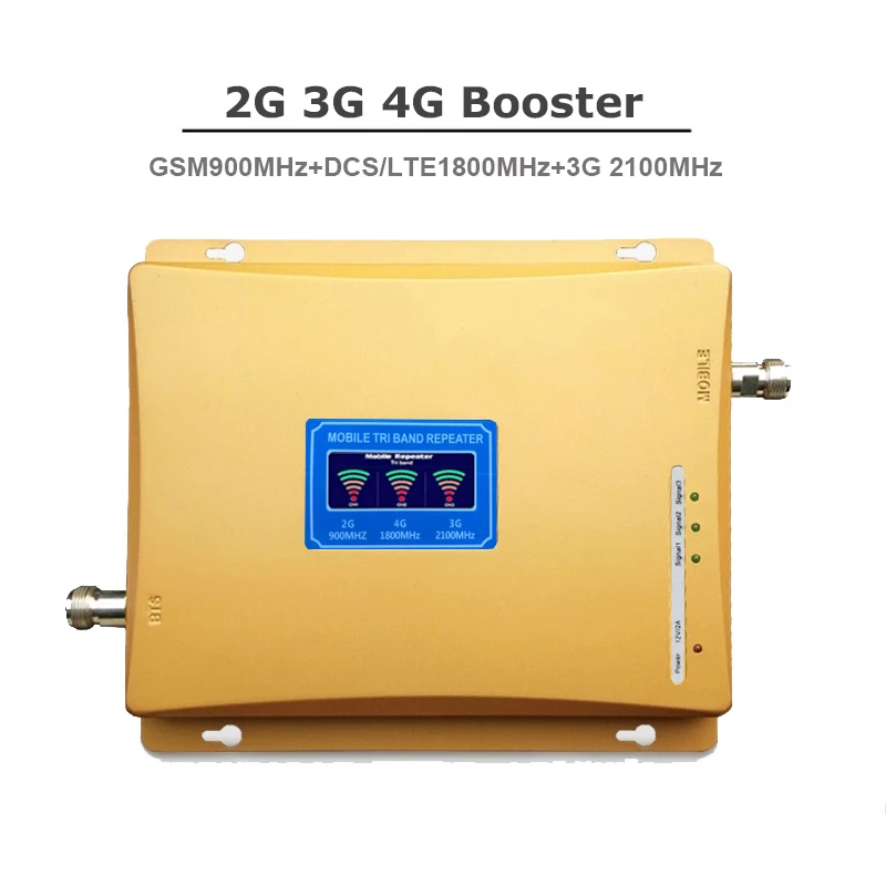 Усилитель сотовой связи GSM 2g 3g 4g 900 1800 2100 LTE Интернет усилитель репитер мобильного