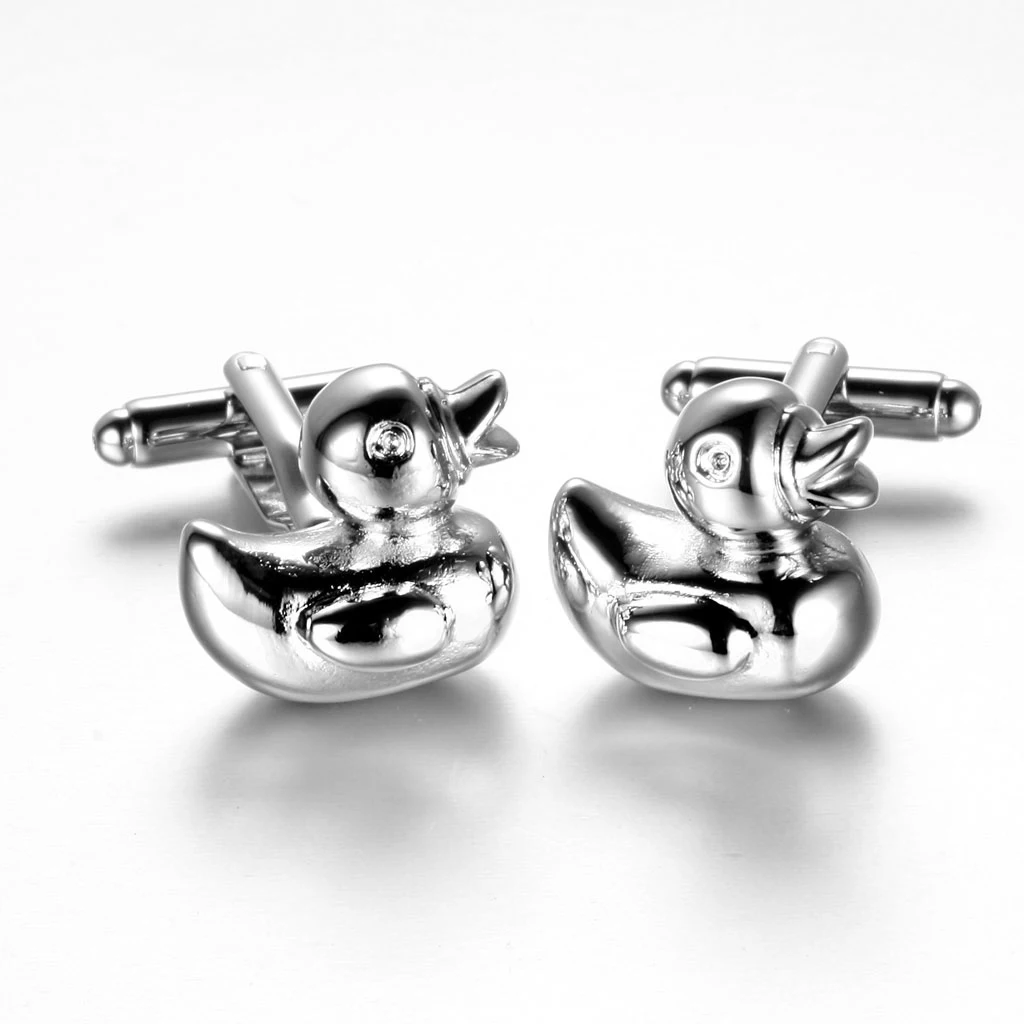 Ducks Cuff Links Duck Design Cufflinks Suit Shirt Lovely Present Tie Clips For Men