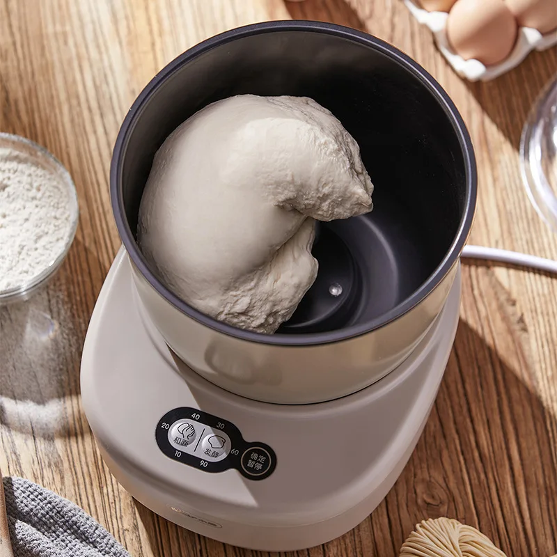 220V 3.5L 120W Automatic electric Dough Kneading machine Bread maker Non-stick coating Aluminum alloy Ferment 259x214x270mm