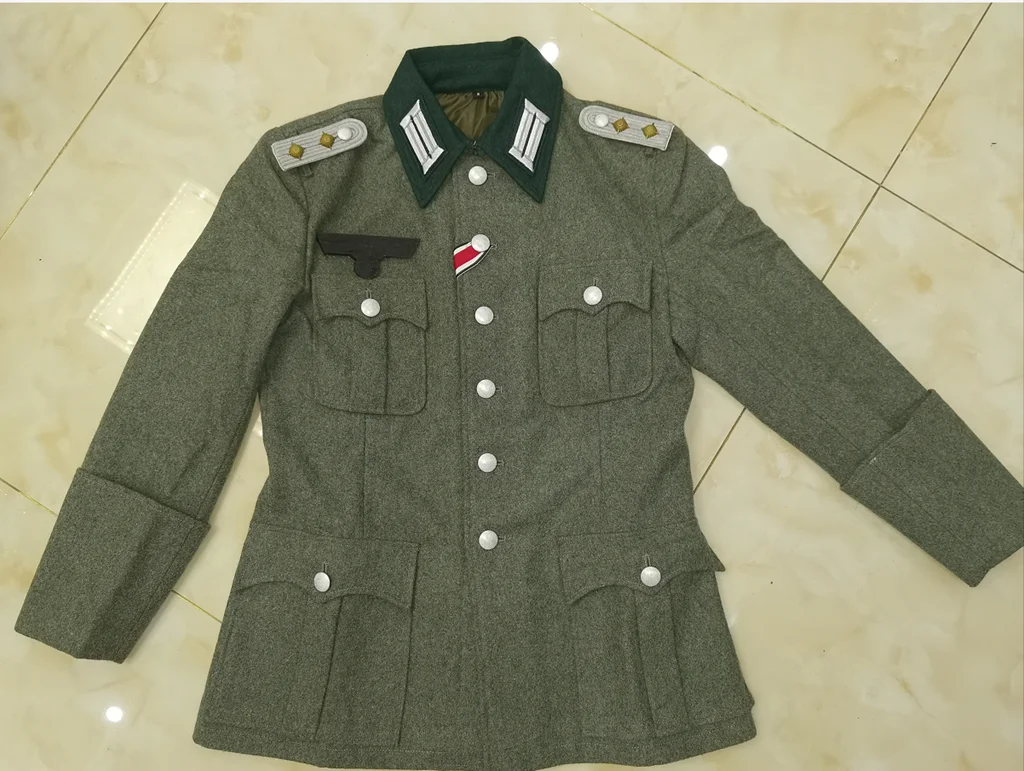 WWII WW2 GERMAN HEER INFANTRY OFFICER CAPITAIN M36 WOOL FIELD MILITARY UNIFORM TUNIC &amp BREECHES | Тематическая одежда и