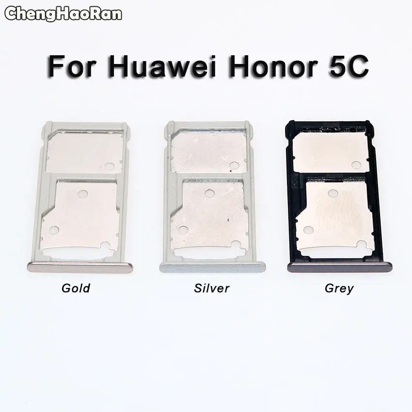 chenghaoran sim card tray + sim card tray / micro sd card reader tray holder slot for huawei honor 5c 5x sim card adapters aliexpress chenghaoran sim card tray