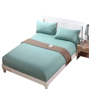 

15 Solid Color Smooth Mattress Pad Bed Cover Mattress Protector Cover Anti Mites Bed Fitted Sheet Bed Bug Proof Mattress Topper