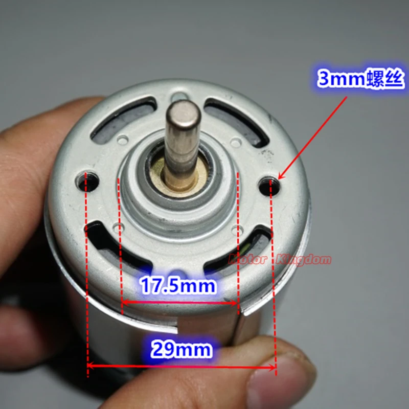 JOHNSON RS-775-70023 DC 12 V-20 V 18V 17000 об/мин высокого Скорость Мощность большим вращающим моментом сверла& отвертка/сад Электрический мотор инструменты