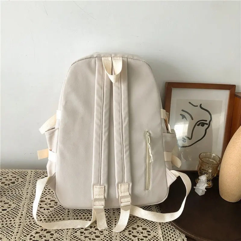 Fashion Women Backpacks New Brand Nylon Waterproof Fabric Rucksack for Teen Girls School Bag Students Bookbag Travel Mochila Big