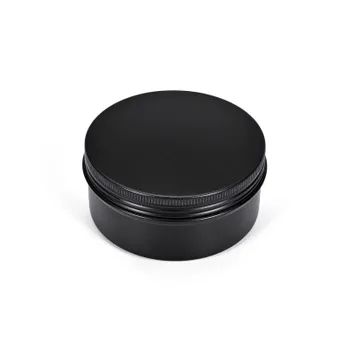 

Oem custom logo lip balm tin container aluminum soap jars makeup cosmtic 15g 20g 30g 50g 100g 150g aluminium cream metal tin jar