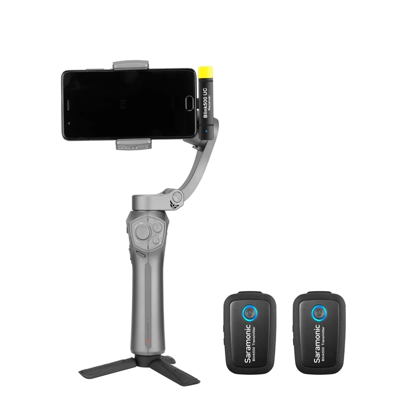 

Saramonic Blink500-B6 2.4GHz 2-Channel Professional Wireless Lavalier Microphone System Transmitter Receiver for Android Smartph