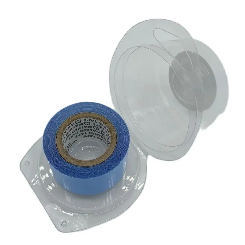 Nastro Adesivo Per Estensione Dei Capelli Con Nastro Frontale In Pizzo Blu Da 36 Metri, Nastro Di Trama Della Pelle 0,8/1,0/1,27 Cm - Foto 3