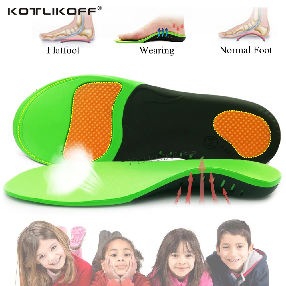 Kids Orthotics Insoles Flat Feet Shoes Sole Orthopedic O/X Type Legs Valgus/Varus Child  Arch Foot Pad Sports Shoes Inserts