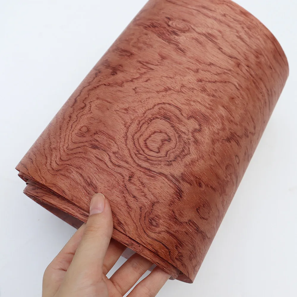 2x натуральная Африка палисандр шпон Pomele Burl Swirl зерна для мебели