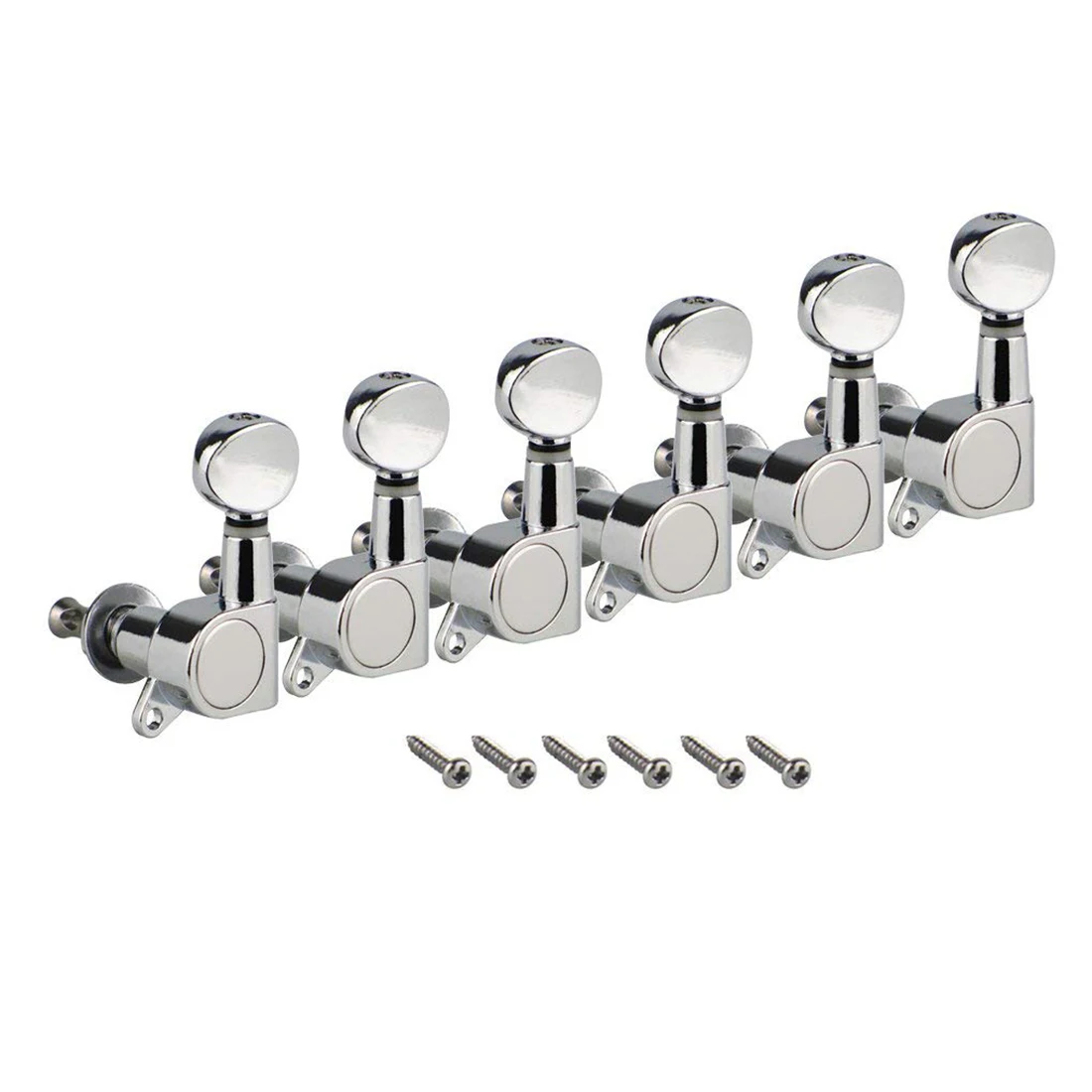 

Fleur Tuning Pegs / Strings for Stratocaster / Tele / Acoustic Guitar 6L Silver