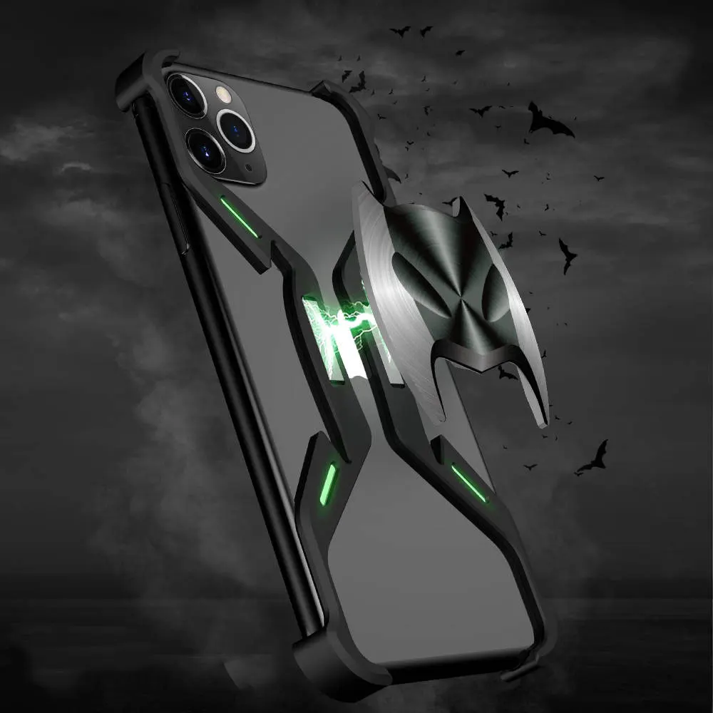 Магнитный бампер Marvel с люминесцентным Бэтменом для Apple iPhone 11 Pro MAX XS X XR 7 8 Plus